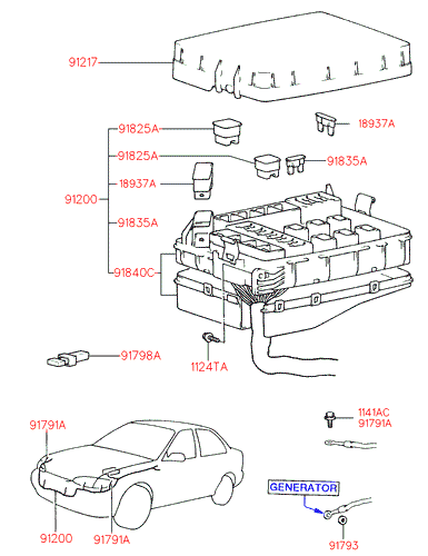 9120122410 HYUNDAI