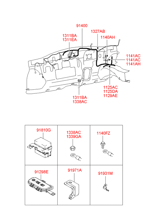 9129817501 HYUNDAI