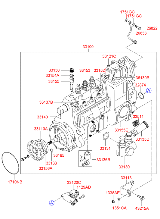 3310045500 HYUNDAI