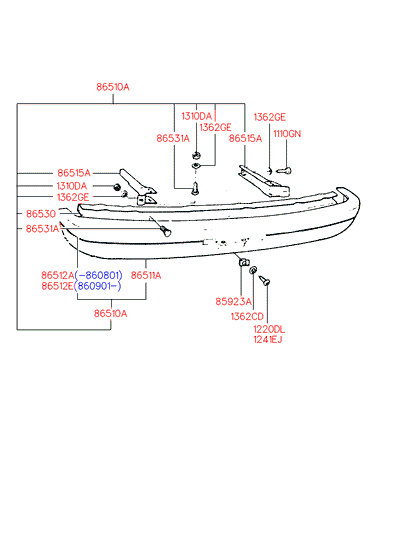 8651014101BR HYUNDAI