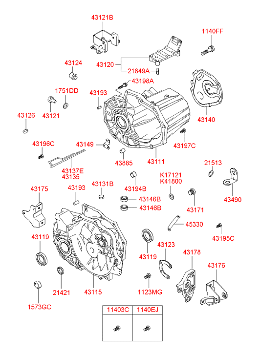 431213A002 HYUNDAI