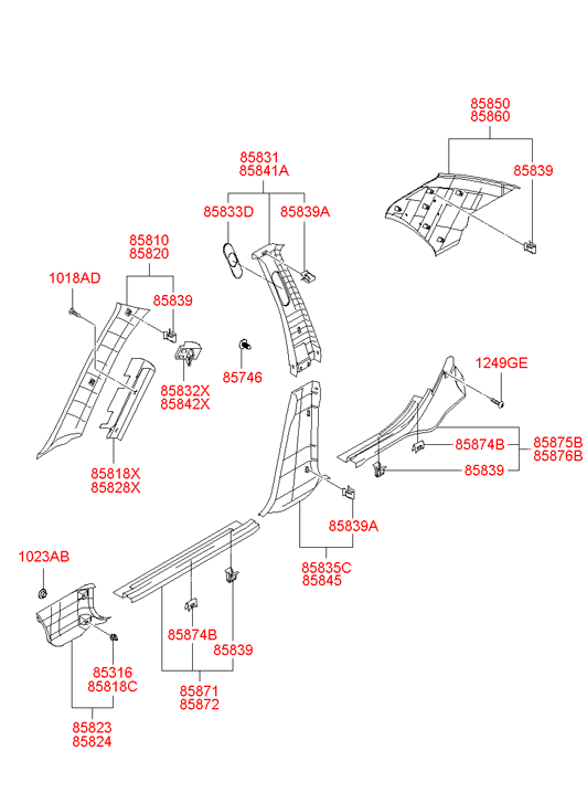 8574602000LK HYUNDAI