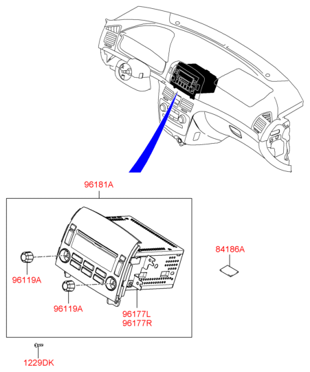 961830A100QZ HYUNDAI