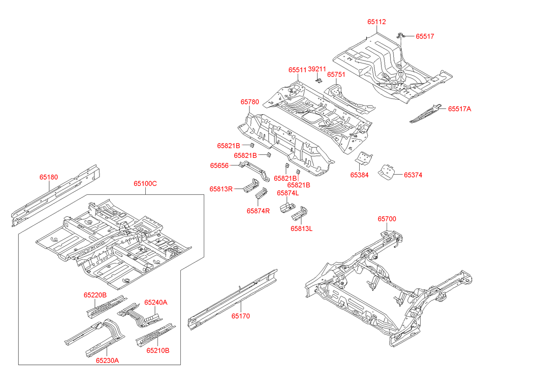 651001J001 HYUNDAI