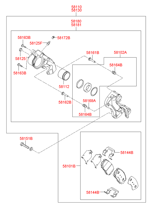 581103K150 HYUNDAI