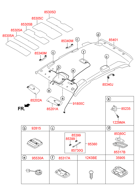 852204W000OM HYUNDAI