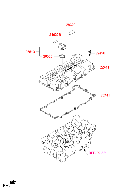 2244548010 HYUNDAI