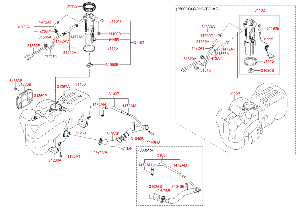 313414F820 HYUNDAI