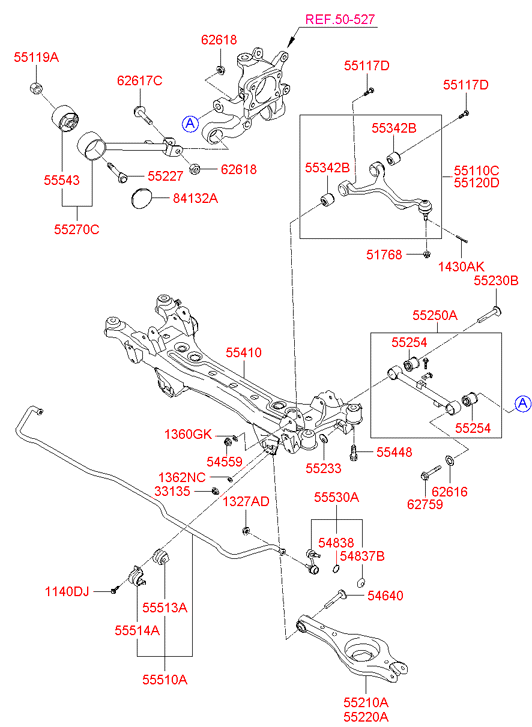 555133K000 HYUNDAI