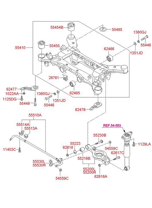 555132M250 HYUNDAI