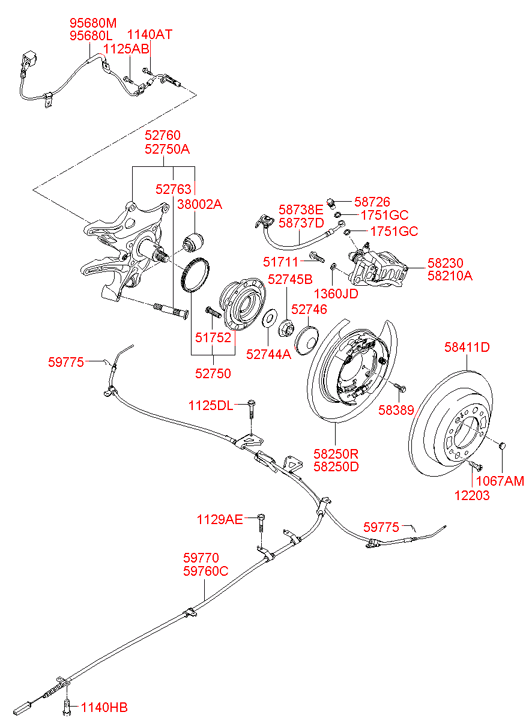 597604D000 HYUNDAI