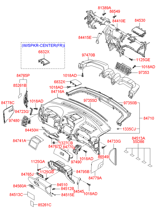 847104D050VA HYUNDAI