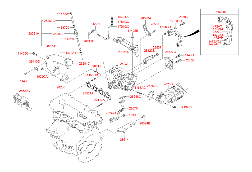 282822B700 HYUNDAI