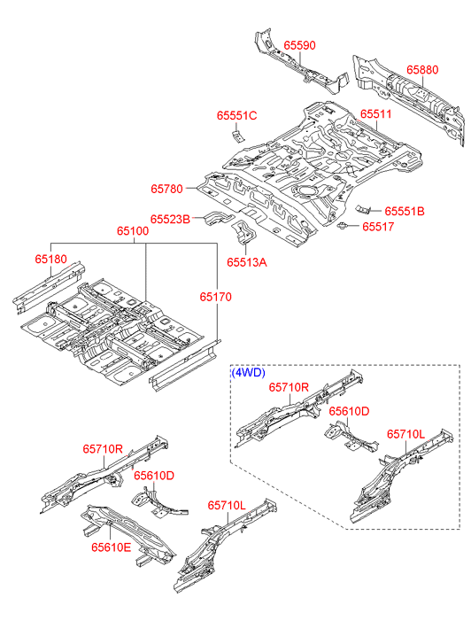 651002S400 HYUNDAI