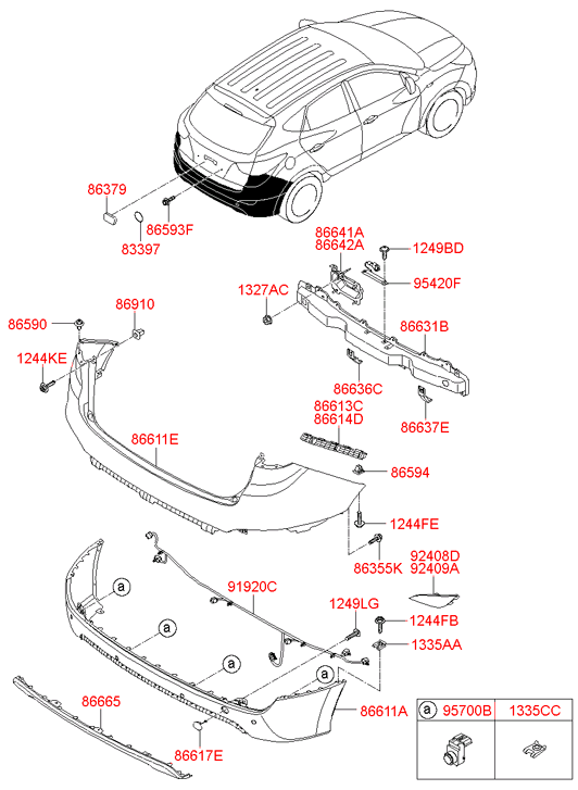 866424W000 HYUNDAI