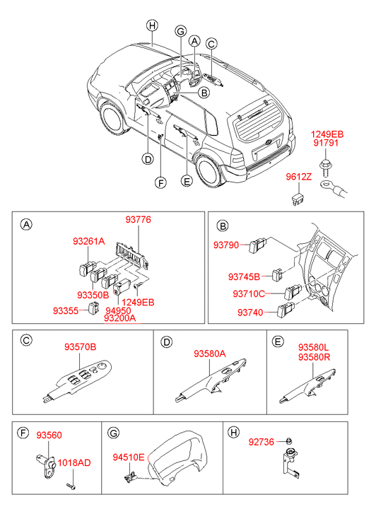 937702E901CA HYUNDAI