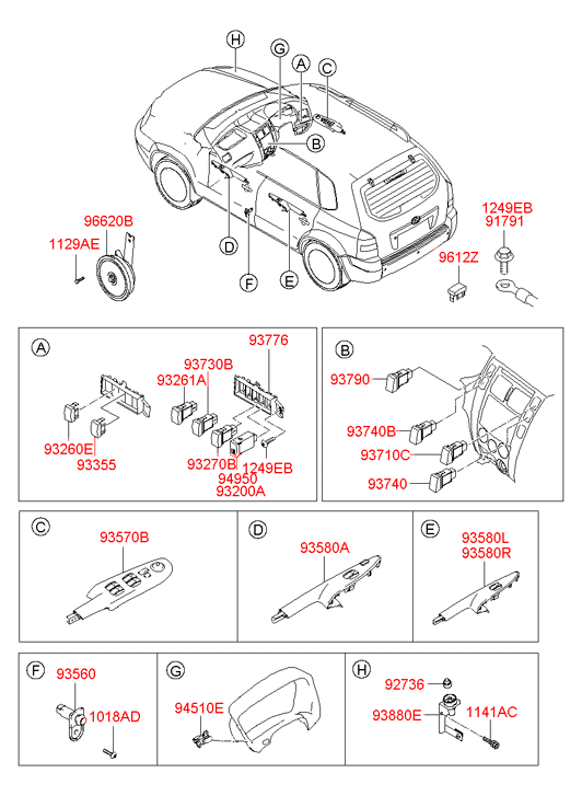 937702E800CA HYUNDAI