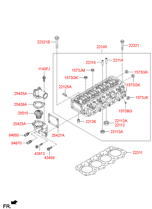 2210045500 HYUNDAI