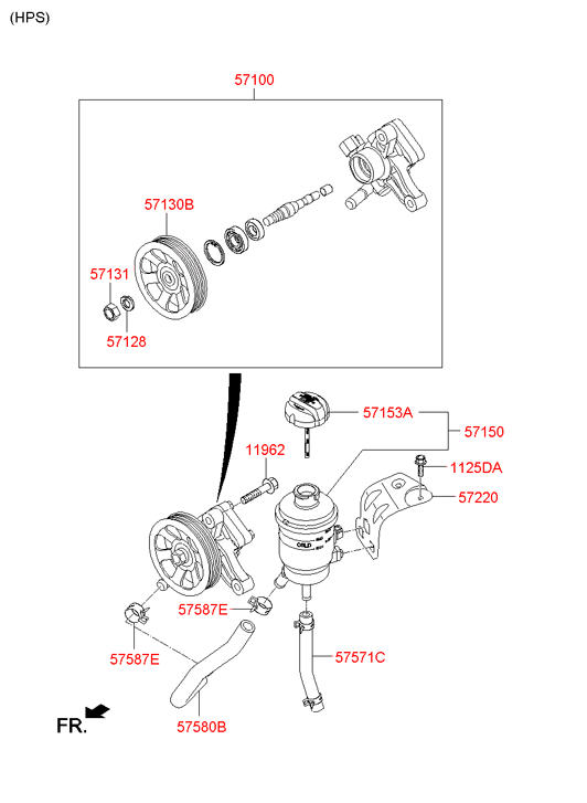 571003M000 HYUNDAI