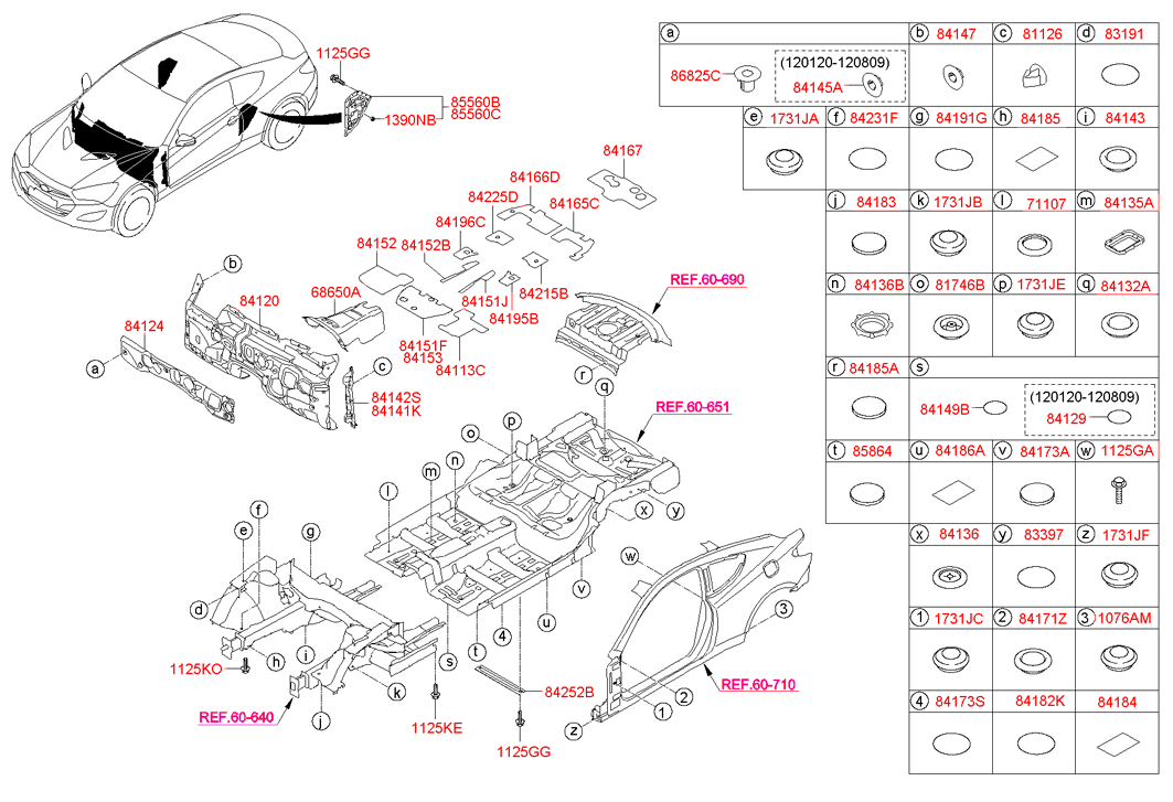 841123M030 HYUNDAI