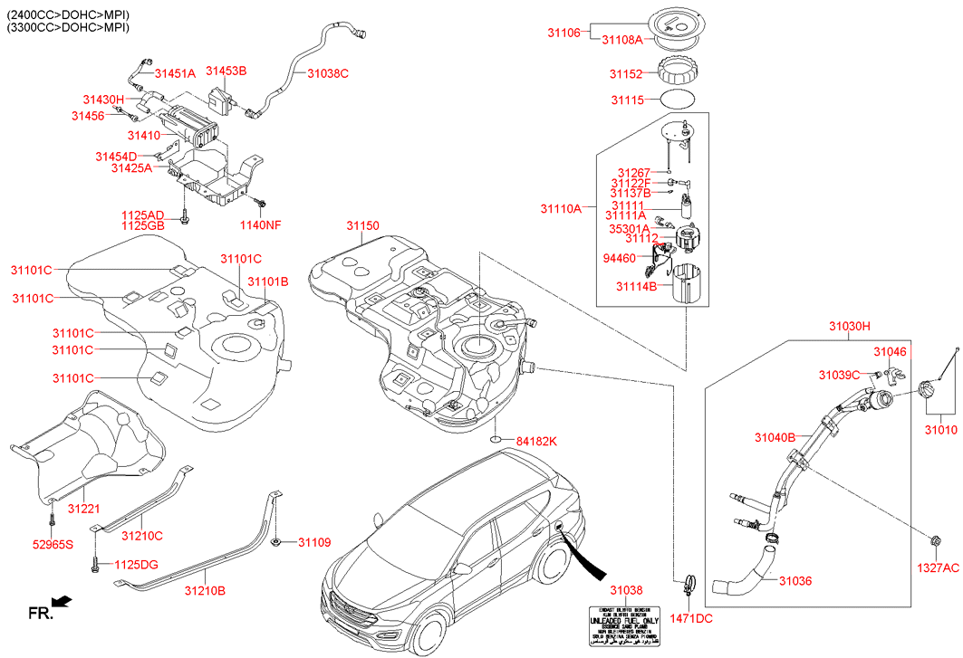 312102W000 HYUNDAI