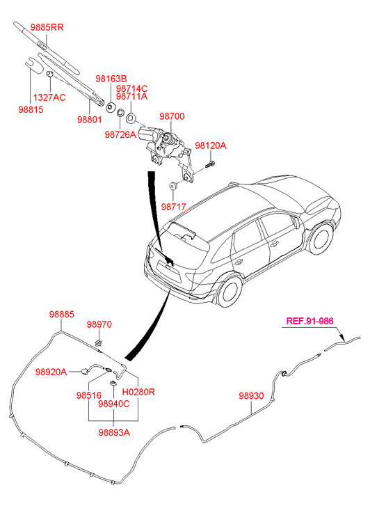 988113J000 HYUNDAI