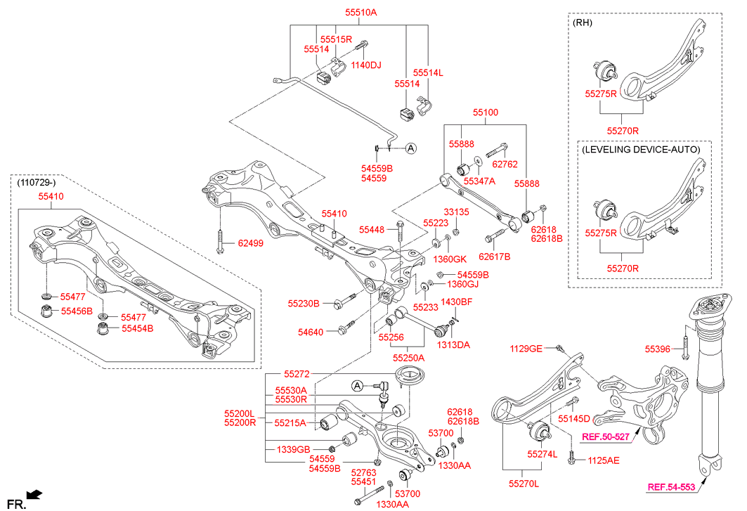 555133S000 HYUNDAI