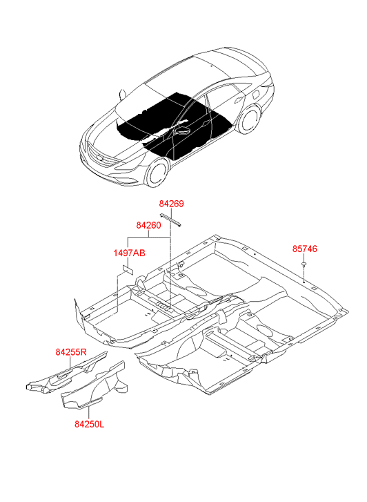 842553S000 HYUNDAI