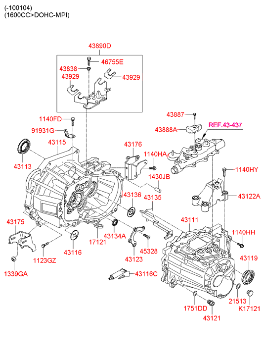 4312223340 HYUNDAI