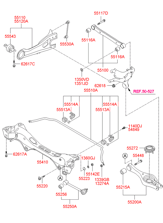 555132L000 HYUNDAI