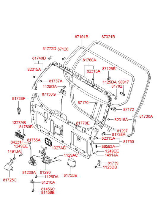 817502E000J2 HYUNDAI