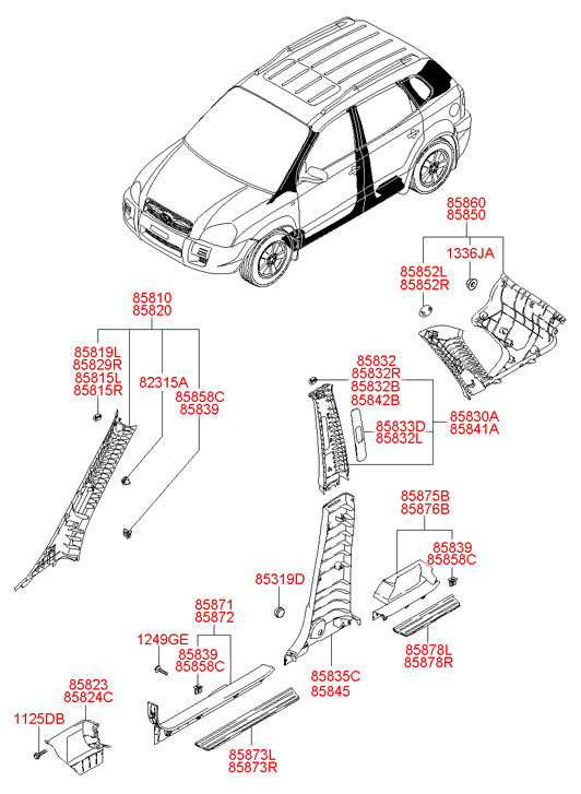 858712E000Z9 HYUNDAI