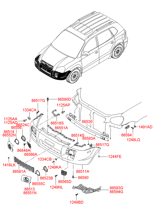 865572E001 HYUNDAI