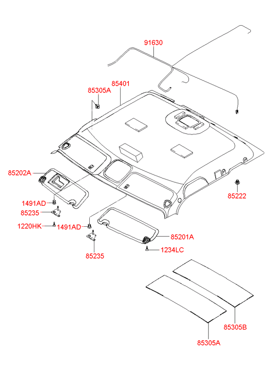 852204F300FI HYUNDAI