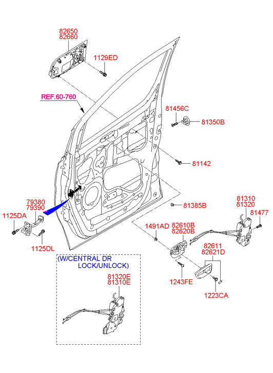 826504H000CA HYUNDAI