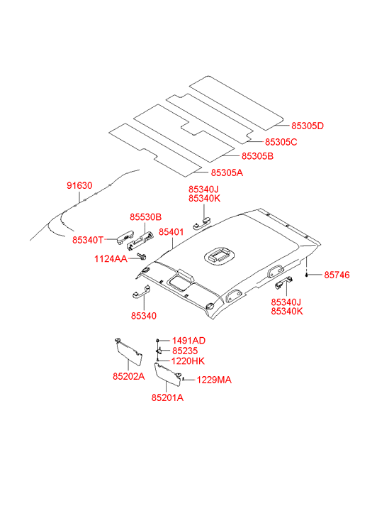 8574606000PI HYUNDAI