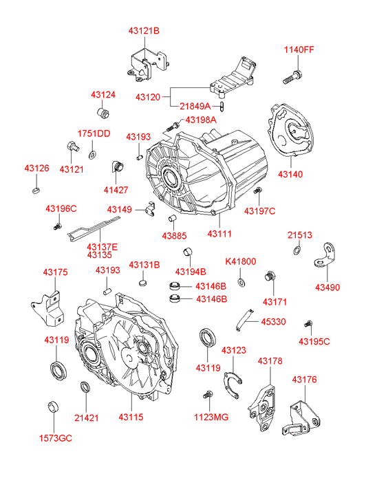 431153A001 HYUNDAI