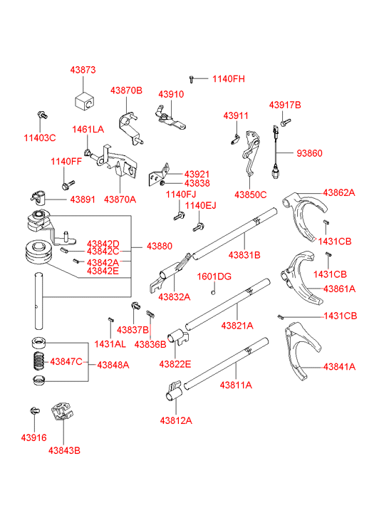 438123A250 HYUNDAI