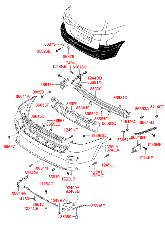 866222B000 HYUNDAI