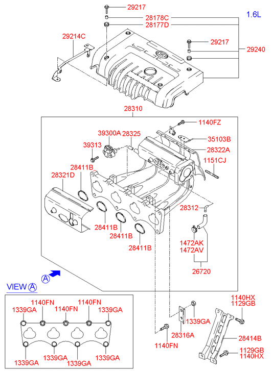 327952C500 HYUNDAI