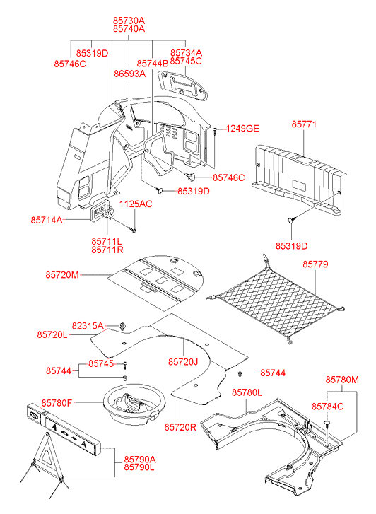 85711H1010LK HYUNDAI