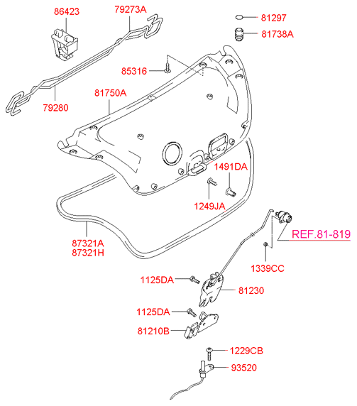 873212D510 HYUNDAI