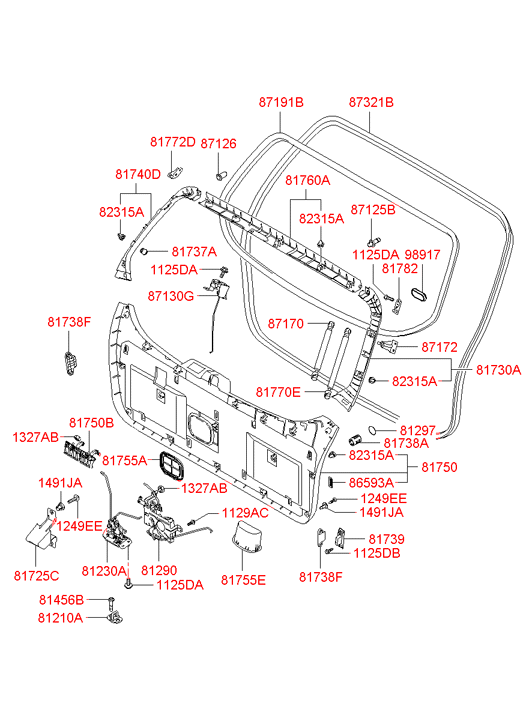 817502E000J9 HYUNDAI