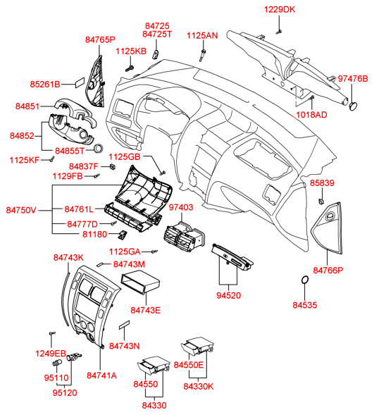 848502E000LM HYUNDAI