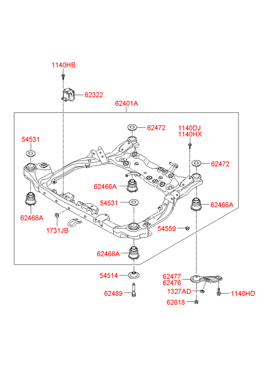 624762H000 HYUNDAI