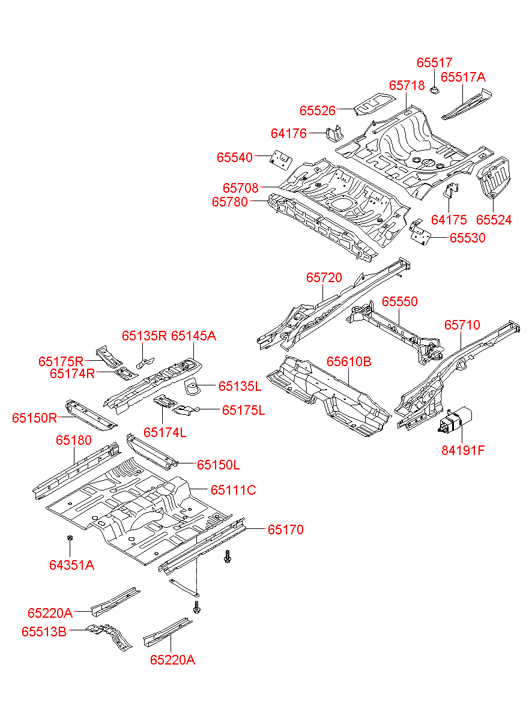 657102H010 HYUNDAI