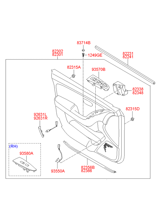 823562H0008M HYUNDAI