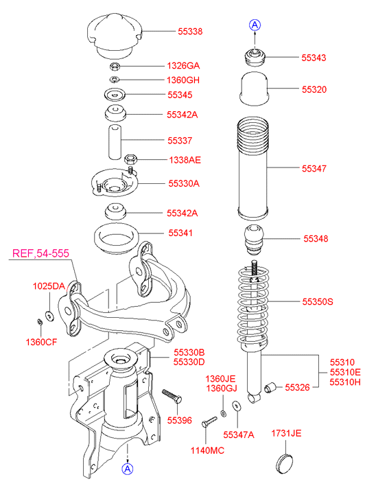 5535039800 HYUNDAI