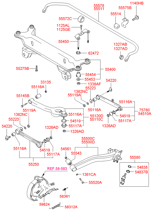 555433B200 HYUNDAI