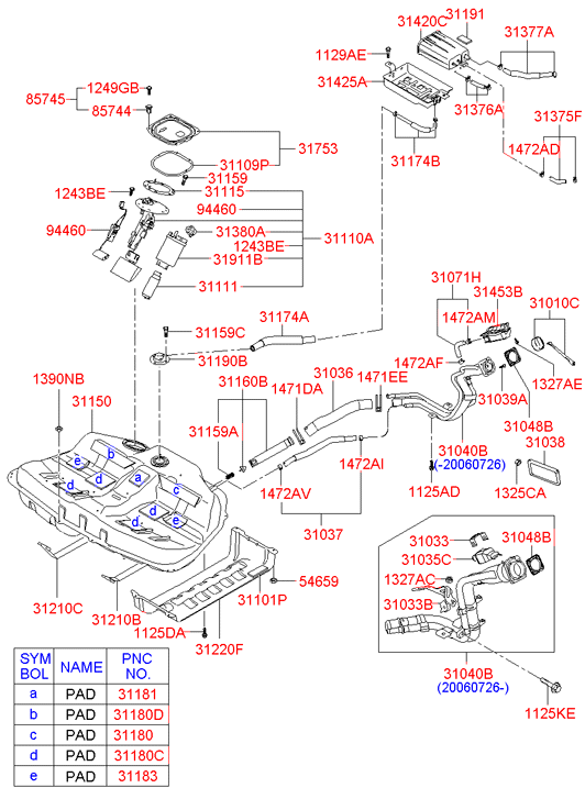 312113K000 HYUNDAI